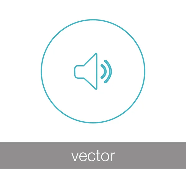 Zvýšení hlasitosti ikony — Stockový vektor