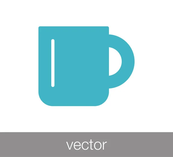 Teetassen-Ikone — Stockvektor