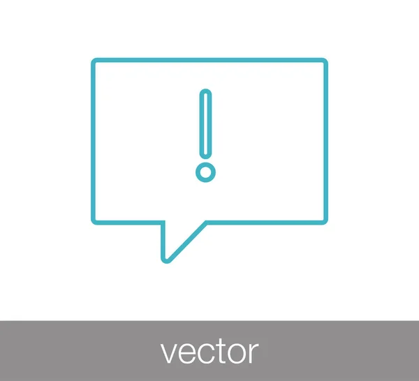 Chat Comentario icono — Vector de stock