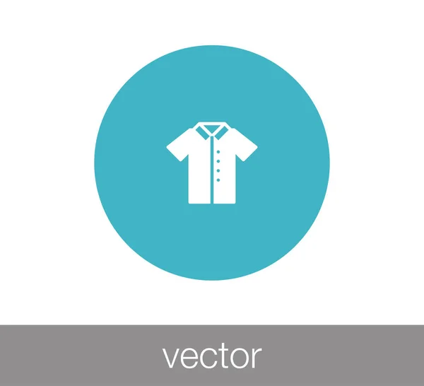 T-Shirt Ícone plano — Vetor de Stock