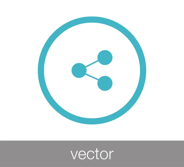 Ikone des sozialen Netzwerks. — Stockvektor