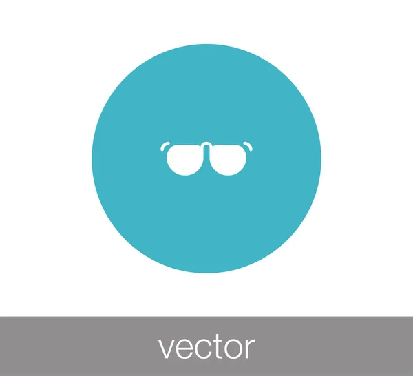Icône lunettes . — Image vectorielle