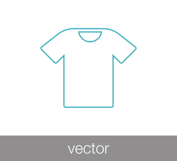 T-Shirt Ícone plano — Vetor de Stock