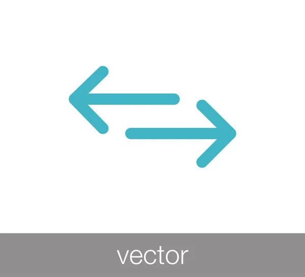 Ícone de setas de transferência —  Vetores de Stock