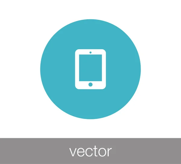 Tablet-Web-Ikone — Stockvektor