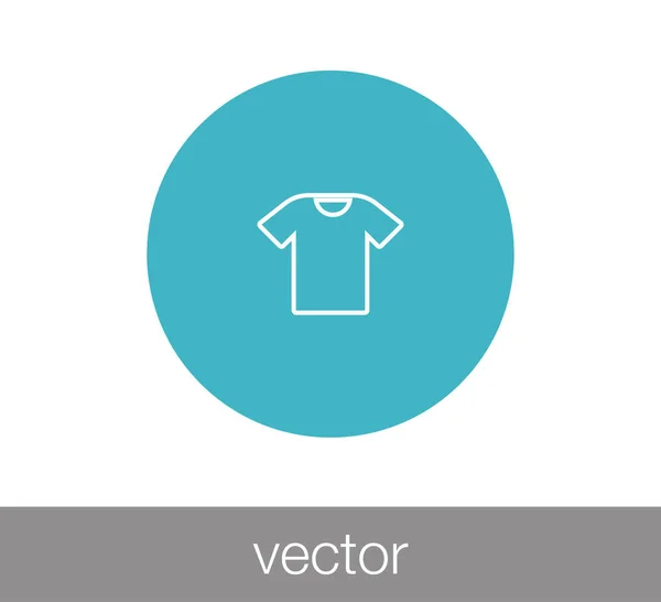 T-Shirt Ícone plano — Vetor de Stock