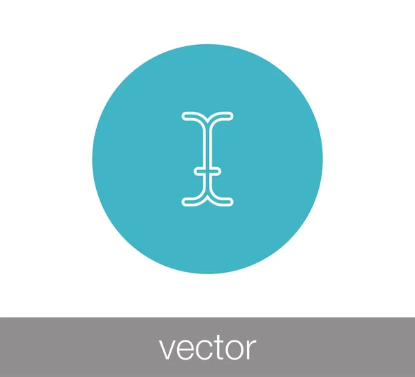 Значок текстового курсора — стоковый вектор