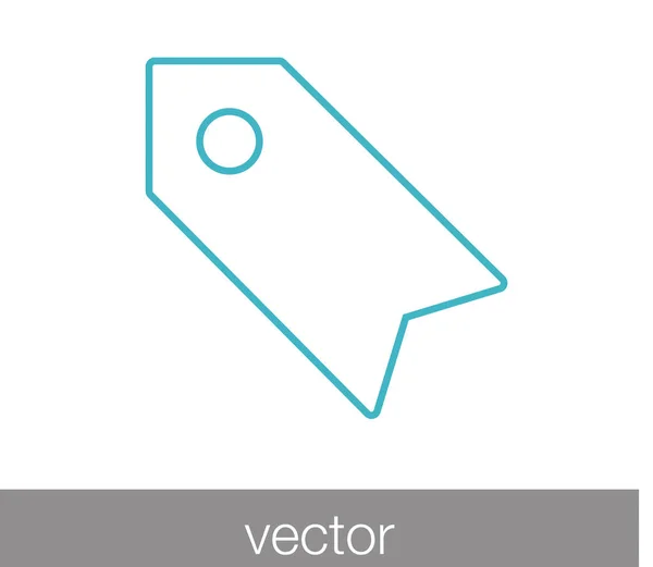 Web bladwijzerpictogram — Stockvector