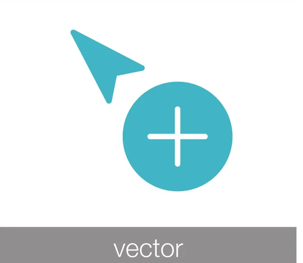 Ikona webové šipka — Stockový vektor