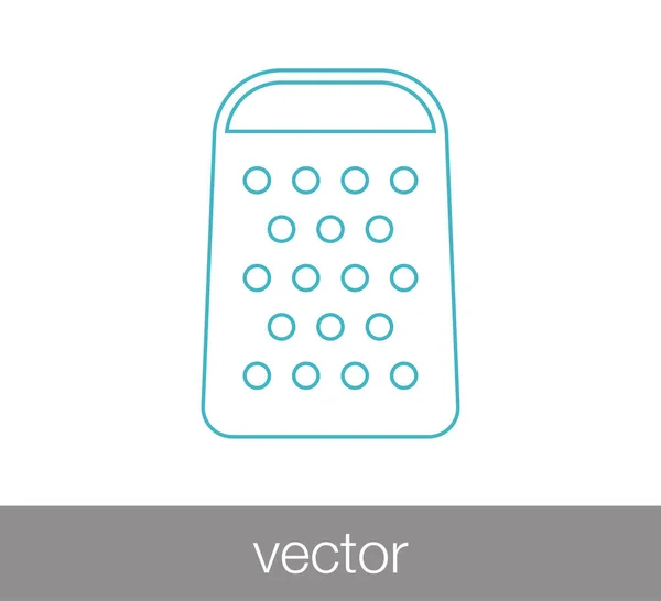 Icono rallador de queso — Vector de stock