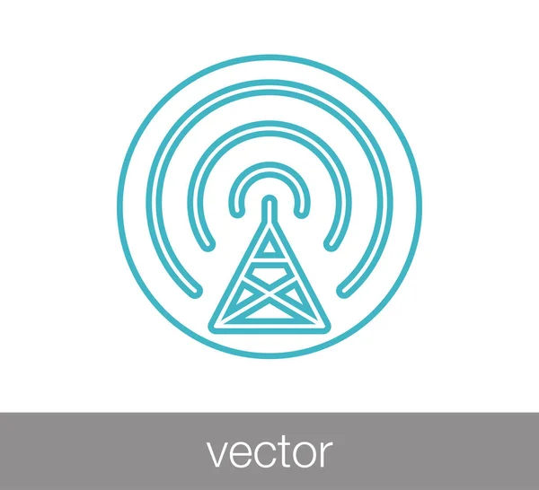 Antenna web ikon. — Stock Vector