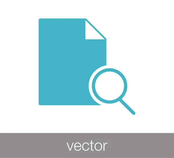 Icono del documento ilustración — Vector de stock