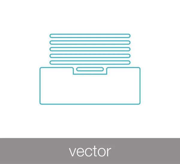 Archive icon illustration. — Stock Vector