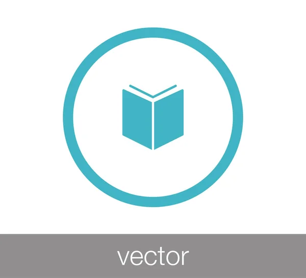 Icono del libro ilustración . — Vector de stock