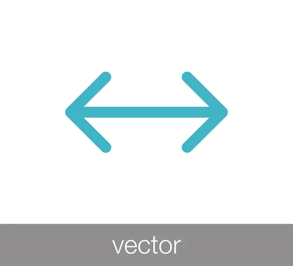 Ícone de símbolo de seta. — Vetor de Stock