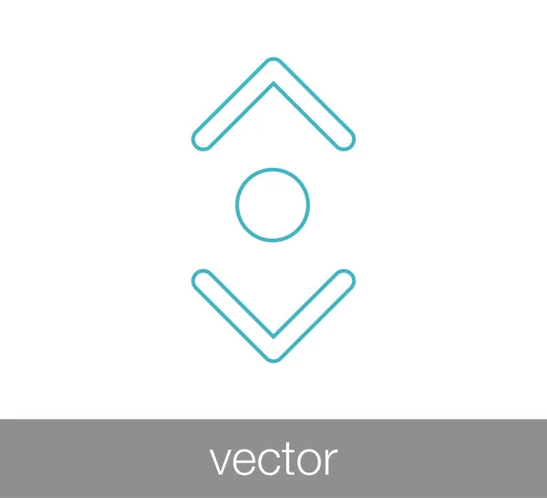 Web-Symbol scrollen — Stockvektor