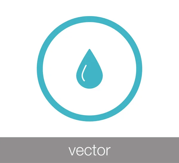 Water drop icon — Stock Vector