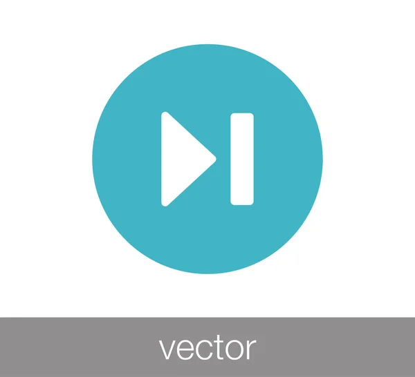 Következő jel-ikon — Stock Vector