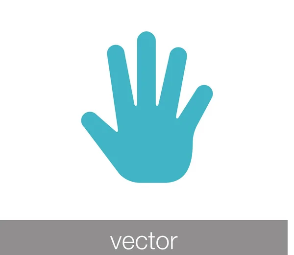 Touch gebaar-pictogram — Stockvector