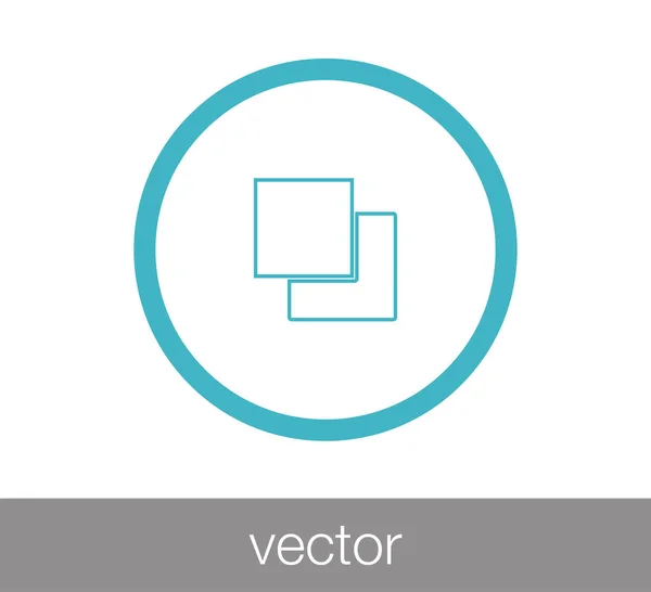 Stylo icône plate — Image vectorielle
