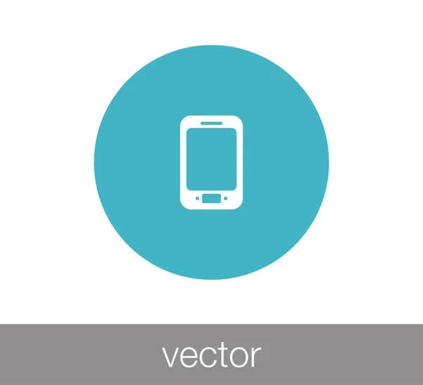 Teléfono icono web — Vector de stock