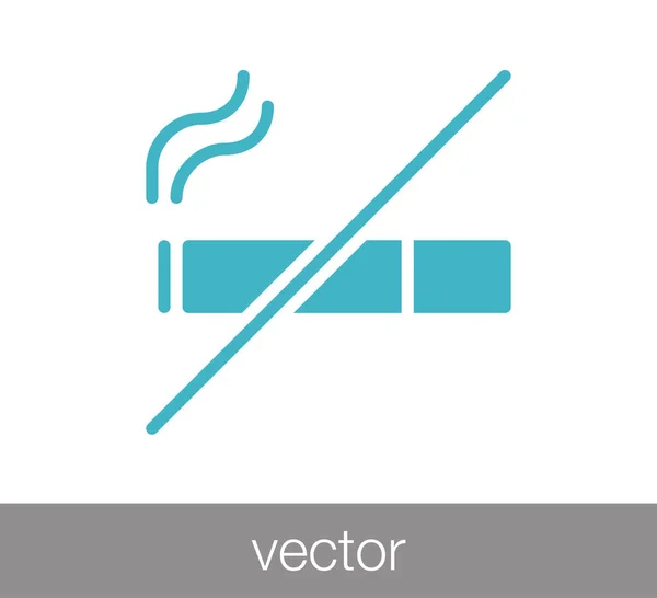 No fumar signo icono. — Vector de stock