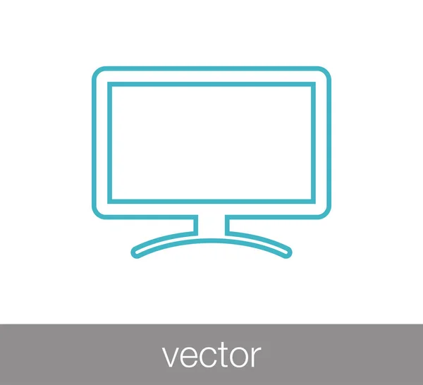 Icono de visualización ilustración — Vector de stock