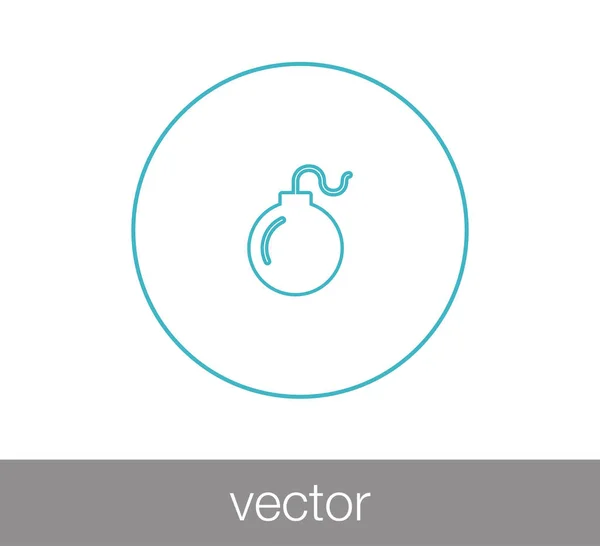 Canon ball icon. — Stock Vector