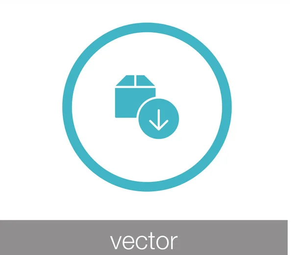 Delivery box icon — Stock Vector