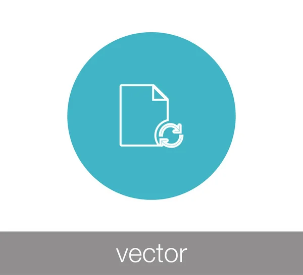 Reoad file icon — стоковый вектор