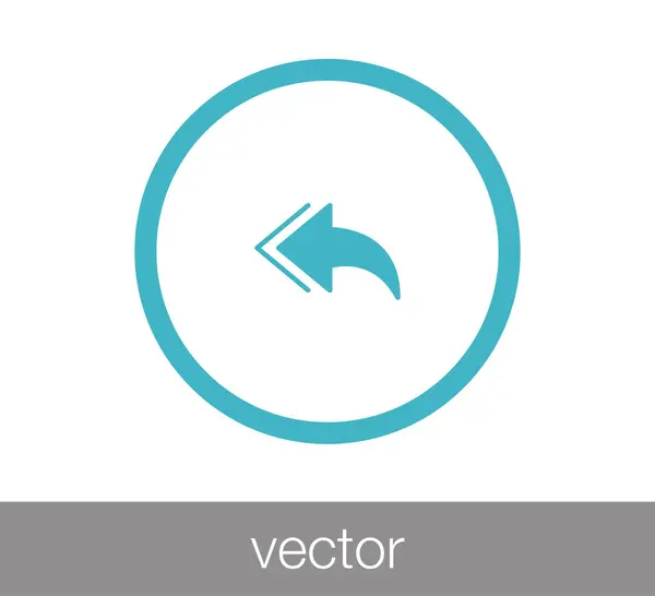 Elektronikus levél válasz ikon — Stock Vector