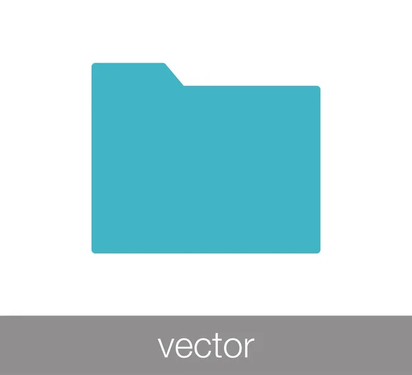 Ordner Flat Icon — Stockvektor