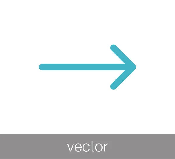 Ícone web de seta — Vetor de Stock