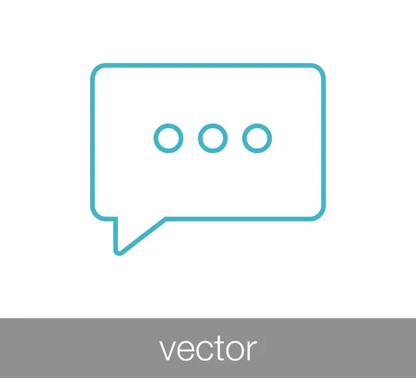 Chat-Kommentar-Symbol — Stockvektor