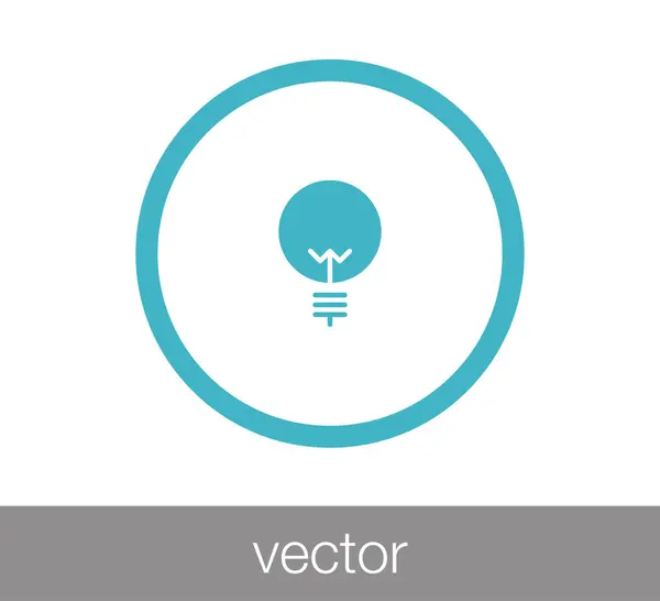 Light bulb icon — Stock Vector