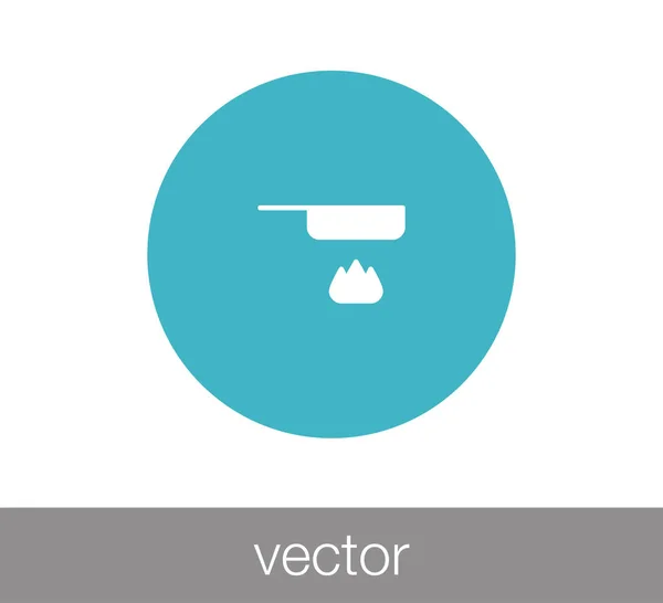 Pan icon illustration — Stock Vector