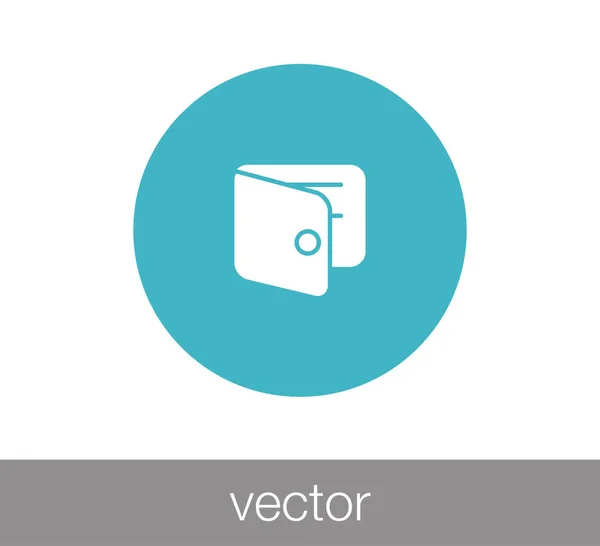 Ikona webové Peněženka. — Stockový vektor