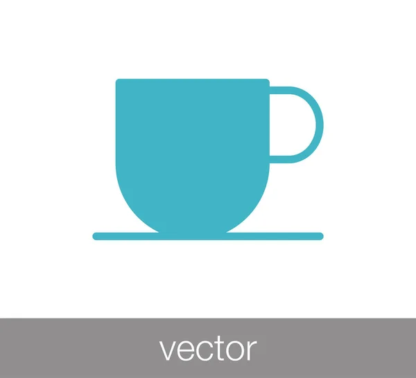 Teetassen-Ikone — Stockvektor