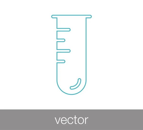 Хімічні трубки значок — стоковий вектор