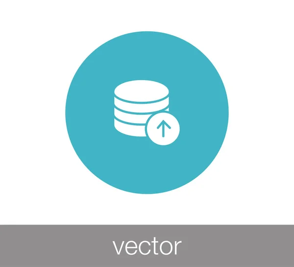 Ícone de data center — Vetor de Stock