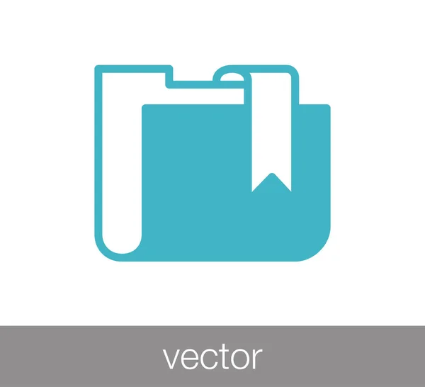 Ordner Flat Icon — Stockvektor