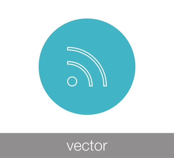 Wifi-Line-Symbol — Stockvektor