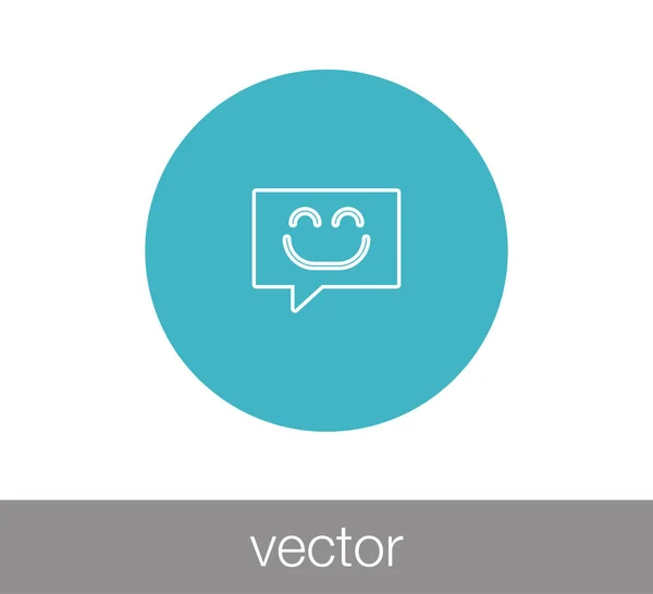 Chat Comentario icono — Vector de stock