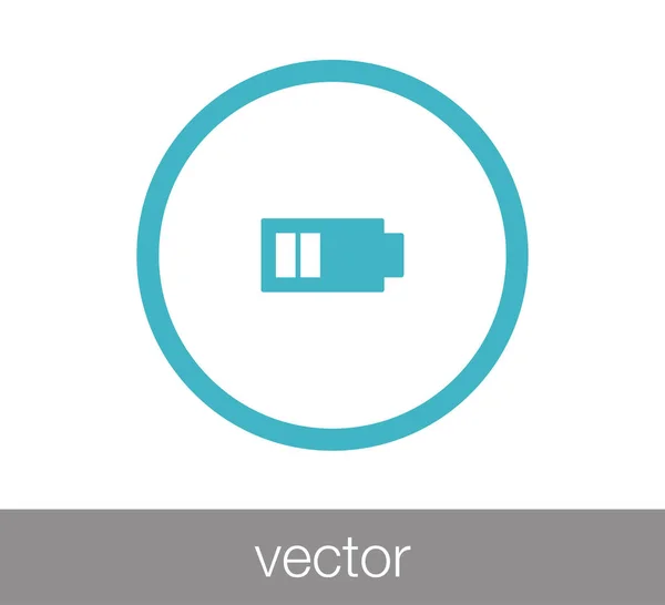 Icono de carga batería — Vector de stock