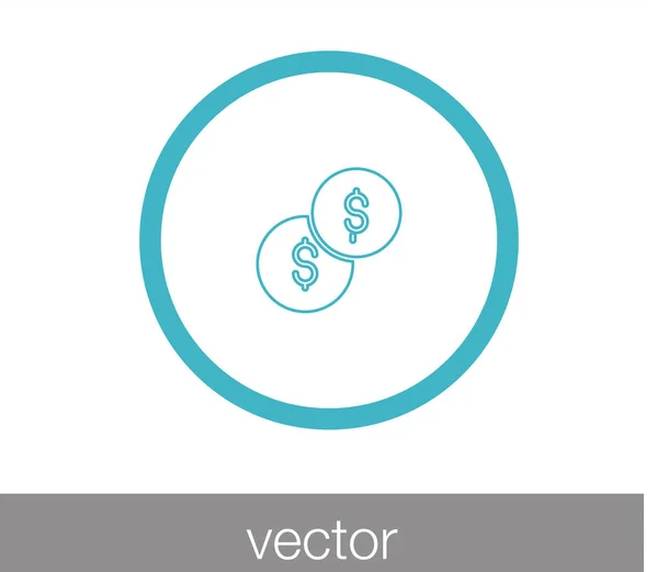 Icono de la economía financiera — Vector de stock