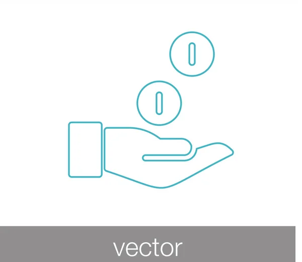 Icono de la economía financiera — Archivo Imágenes Vectoriales