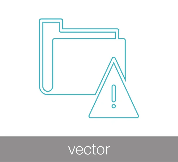 Ordner Flat Icon — Stockvektor