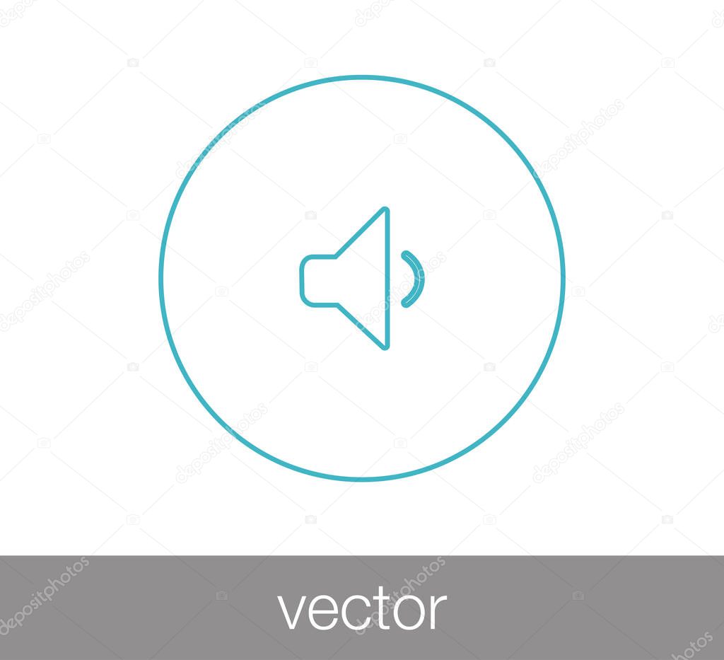 Disminuir icono de volumen
