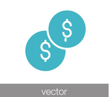 Para Finansal ekonomi simgesi