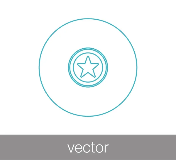 Иконка Star web . — стоковый вектор